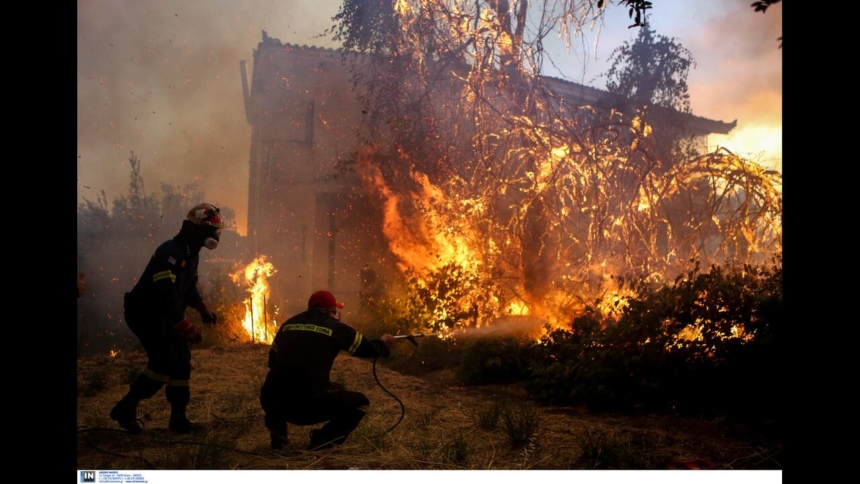 Ανεξέλεγκτη η πυρκαγιά στην Εύβοια: Εκκενώνονται τα χωριά Κοντοδεσπότι και Μακρυμάλλη