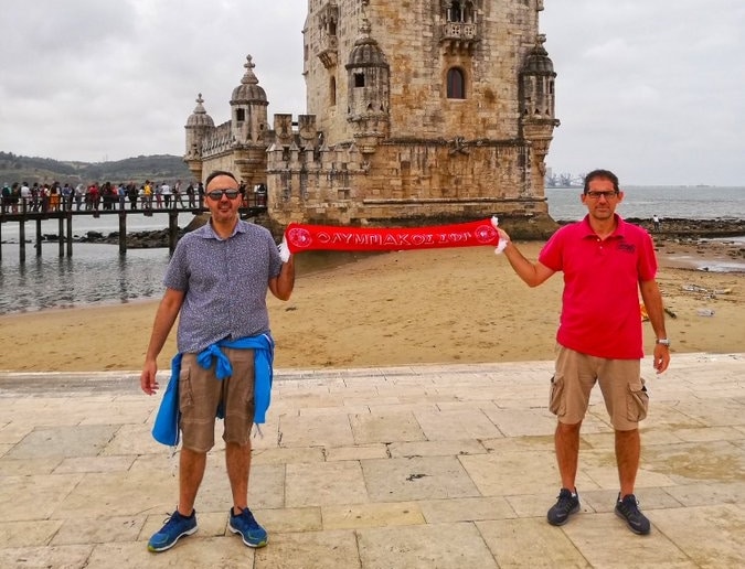 Ο Θωμάς και ο Δημήτρης… στην «ερυθρόλευκη» Λισαβόνα! (pic)