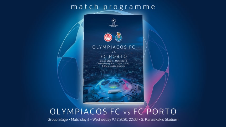 Ολυμπιακός – Πόρτο: Το Match Programme της αποψινής αναμέτρησης! (pic)