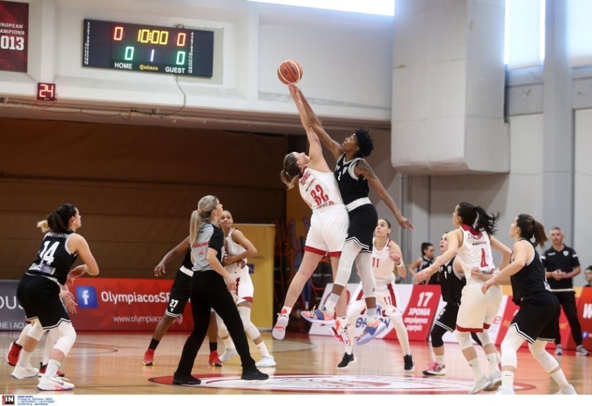 Οι Ερυθρόλευκες επικράτησαν με 64-57 του ΠΑΟΚ στο ΣΕΦ