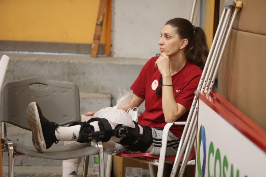 Ολυμπιακός: Στο ΣΕΦ μαζί με τις συμπαίκτριές της η Σπυριδοπούλου! (pic)
