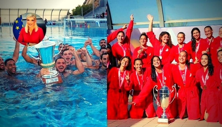 Τσιλιγκίρη: «Κολυμπάμε στις κούπες! Συγχαρητήρια στις ομάδες του Ολυμπιακού!» (pic)