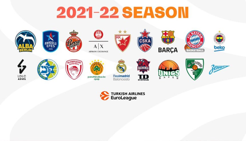Euroleague: Αναλυτικά οι ομάδες για την χρονιά 2021-2022!