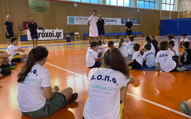 Και ο Μιχάλης Λούντζης στο camp του Παλαιού Φαλήρου!