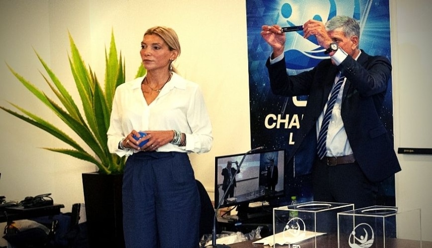 Κλήρωση LEN Champions League: Η Χριστίνα Τσιλιγκίρη ως επίσημη καλεσμένη έδωσε το παρών!