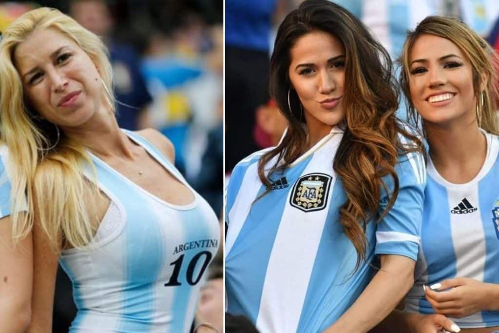«Καυτός» πανηγυρισμός με οπαδό της Αργεντινής να είναι γυμνή στο γήπεδο (vid)