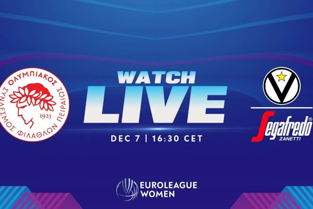 LIVE Streaming: Ολυμπιακός – Βίρτους Μπολόνια (Euroleague Women)