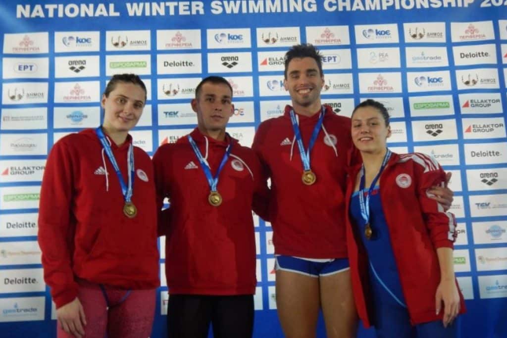 Ολυμπιακός: Ακόμη 10 μετάλλια την πρώτη ημέρα του Χειμερινού ΟΠΕΝ!