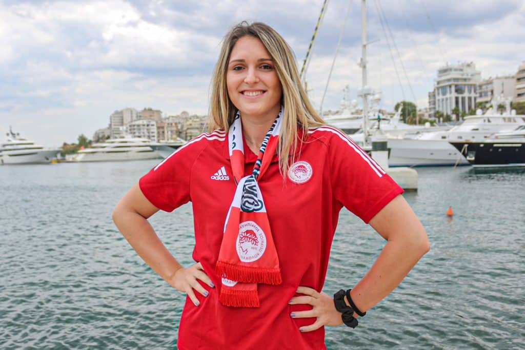 Αναστασοπούλου: «Χαρούμενη που θα βρίσκομαι στην μεγάλη οικογένεια του Ολυμπιακού»