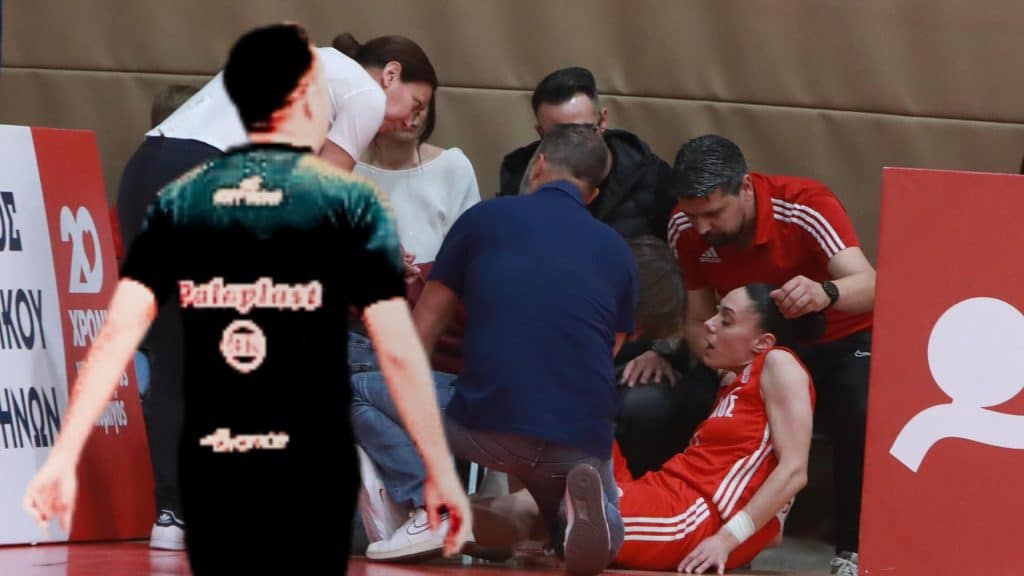 Ολυμπιακός: Αποχώρησε τραυματίας η Νικολοπούλου